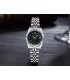 CW002 - Luxury Silver Black Couple Watches